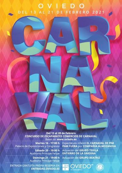 Concurso de Escaparates  de Carnaval de Oviedo 2021